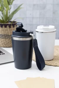 termo hrnek tmavě modrá s potiskem loga - foto 6