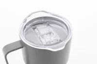 termo hrnek tmavě šedá s potiskem loga - foto 3