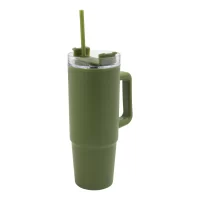 termo hrnek zelená s potiskem loga - foto 3