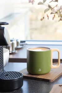 termo hrnek zelená s potiskem loga - foto 7