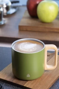 termo hrnek zelená s potiskem loga - foto 8