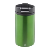 termo hrnek zelená s potiskem loga