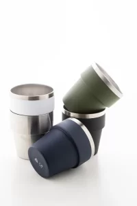 termo hrnek RSS tmavě modrá s potiskem loga - foto 4