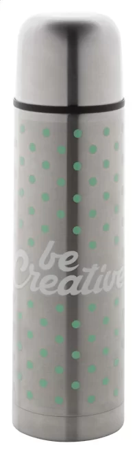 termoska - 500 ml stříbrná s potiskem loga - foto 3