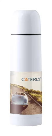 termoska bílá s potiskem loga - foto 2