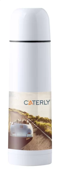 termoska bílá s potiskem loga - foto 3