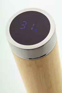 termoska s teploměrem přírodní s potiskem loga - foto 10