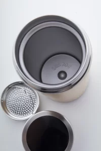 termoska s teploměrem přírodní s potiskem loga - foto 7