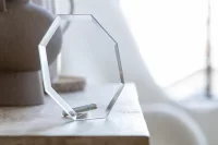 trofej průhledná s potiskem loga - foto 2