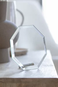 trofej průhledná s potiskem loga - foto 4