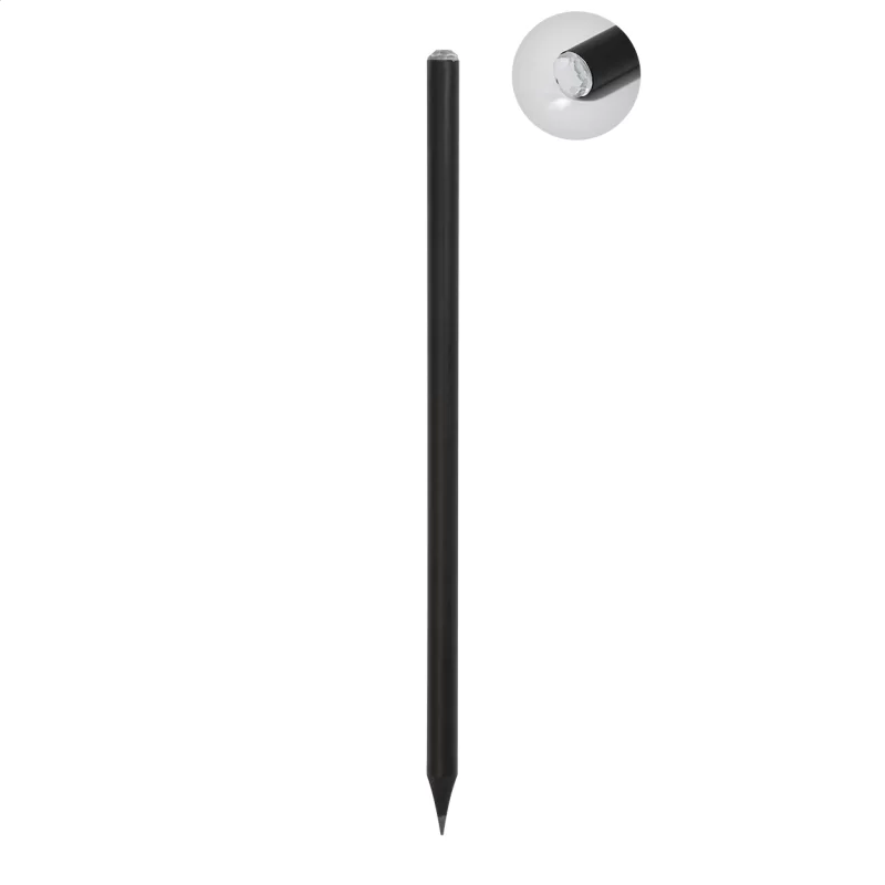 tužka s ozdobnými kamínky bílá s potiskem loga