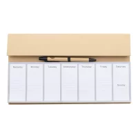 týdenní stolní diář přírodní s potiskem loga - foto 4