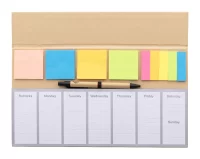 týdenní stolní diář přírodní s potiskem loga - foto 5