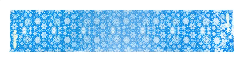 ubrus z RPET na zakázku bílá s potiskem loga