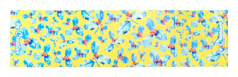 ubrus z RPET na zakázku bílá — reklamní předmět s vlastním potiskem ubrus z RPET na zakázku bílá s potiskem loga