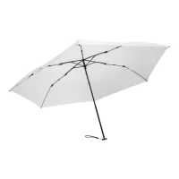 ultra lehký RPET deštník bílá s potiskem loga - foto 2