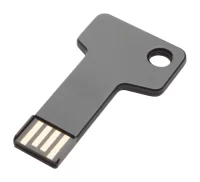 USB flash disk černá s potiskem loga
