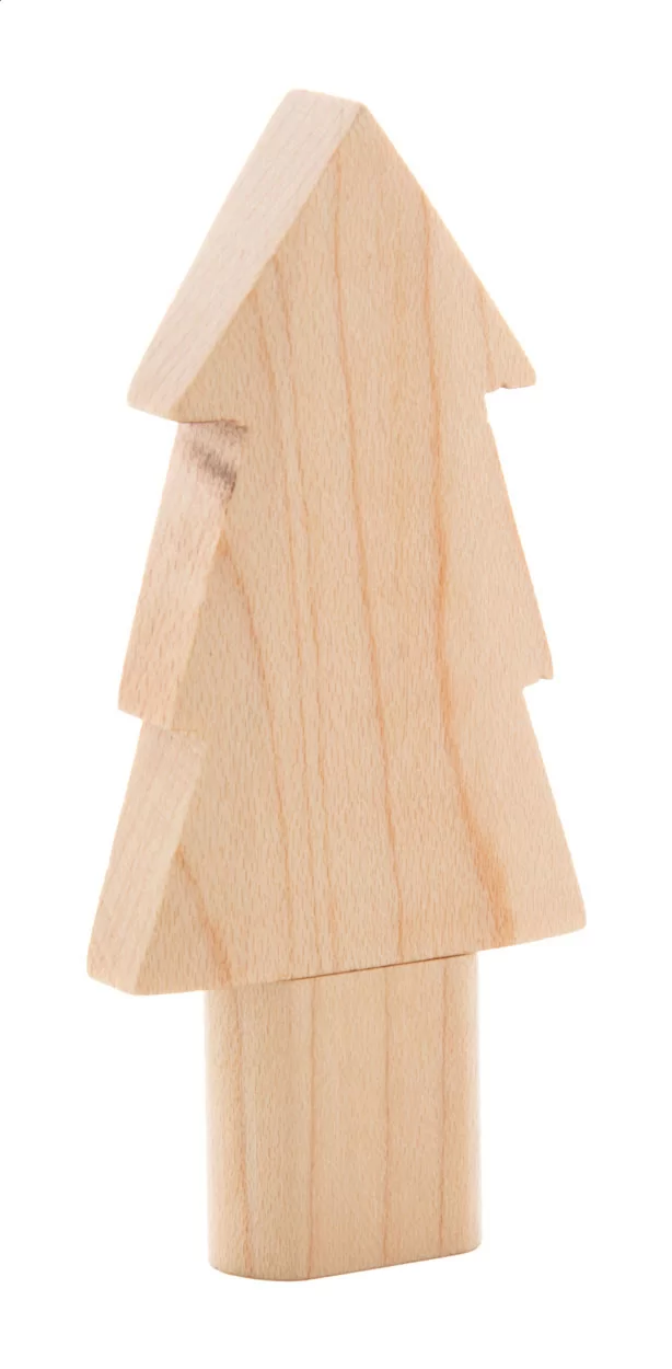 USB flash disk přírodní — reklamní předmět s vlastním potiskem USB flash disk přírodní s potiskem loga