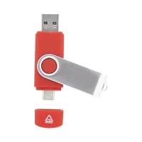 USB flash disk RABS OTG červená s potiskem loga - foto 2
