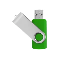 USB flash disk zelená s potiskem loga