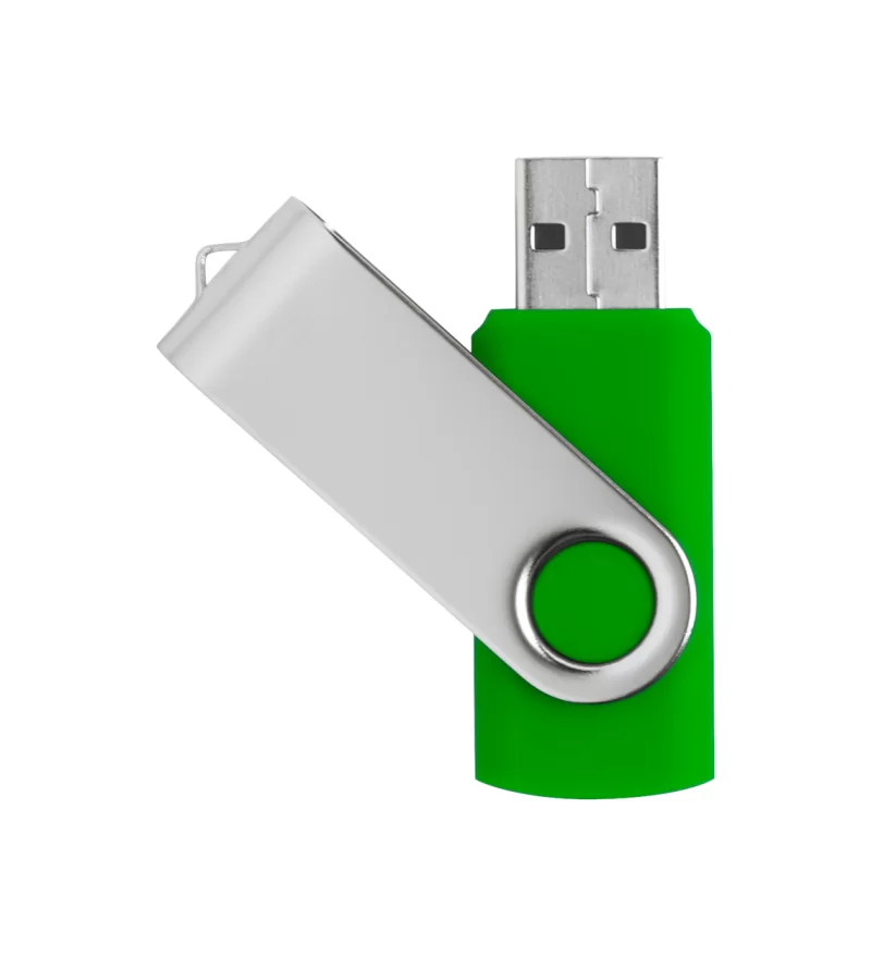 USB flash disk zelená s potiskem loga