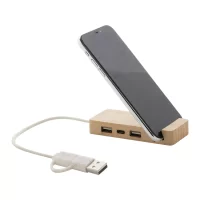 USB hub přírodní s potiskem loga - foto 4