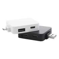 USB hub RABS bílá s potiskem loga - foto 4