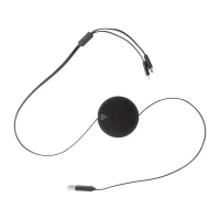 USB nabíjecí kabel černá s potiskem loga - foto 3