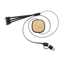 USB nabíjecí kabel černá s potiskem loga - foto 2