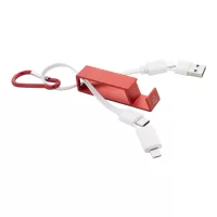 USB nabíjecí kabel červená s potiskem loga - foto 6