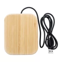 USB ohřívač hrnků přírodní s potiskem loga - foto 4