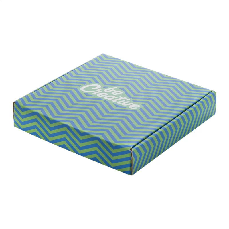 úzká poštovní krabice bílá s potiskem loga