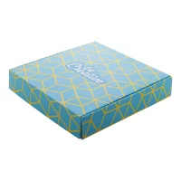 úzká poštovní krabice bílá s potiskem loga