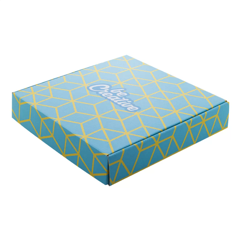 úzká poštovní krabice bílá s potiskem loga