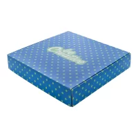 úzká poštovní krabice bílá s potiskem loga