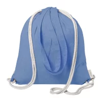 vak na stahování šňůrkou modrá s potiskem loga - foto 2
