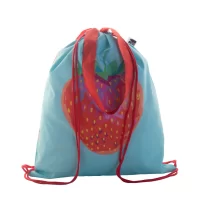 vak na stahování šňůrkou na zakázku červená s potiskem loga - foto 2