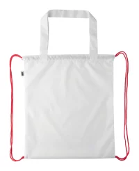 vak na stahování šňůrkou na zakázku červená s potiskem loga - foto 3