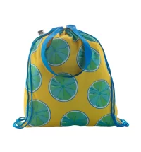 vak na stahování šňůrkou na zakázku modrá s potiskem loga - foto 4