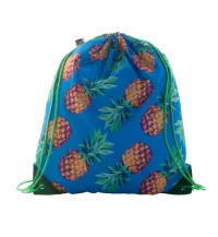 vak na stahování šňůrkou na zakázku zelená s potiskem loga - foto 4