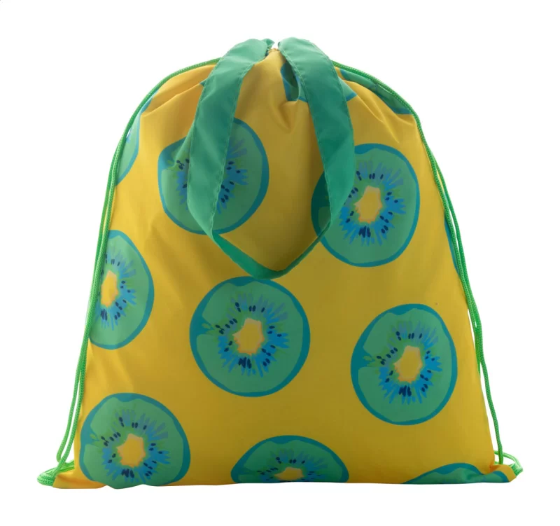 vak na stahování šňůrkou na zakázku zelená s potiskem loga