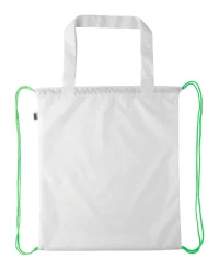 vak na stahování šňůrkou na zakázku zelená s potiskem loga - foto 2