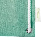 vak na stahování šňůrkou zelená s potiskem loga - foto 3