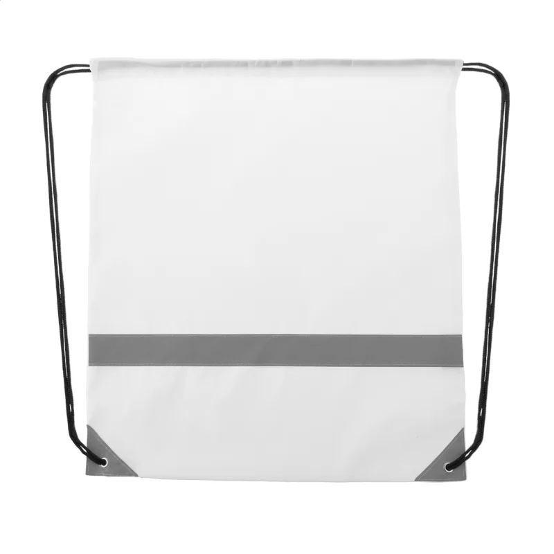 vak na stažení s reflexními částmi bílá s potiskem loga