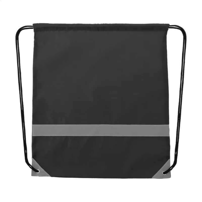 vak na stažení s reflexními částmi černá s potiskem loga