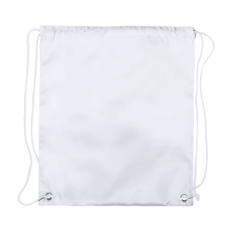 vak na stažení šňůrkou bílá s potiskem loga