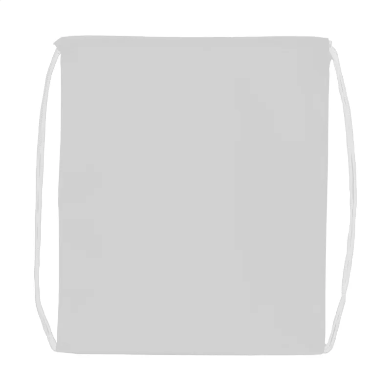 vak na stažení šňůrkou bílá s potiskem loga