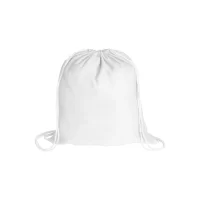 vak na stažení šňůrkou bílá s potiskem loga