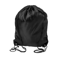 vak na stažení šňůrkou černá s potiskem loga - foto 2