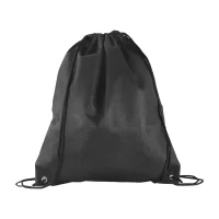 vak na stažení šňůrkou černá s potiskem loga - foto 2